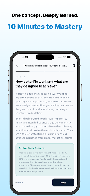 EconoDay: Daily Economics Screenshot 3