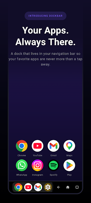 DockBar : Taskbar for Android Screenshot 2