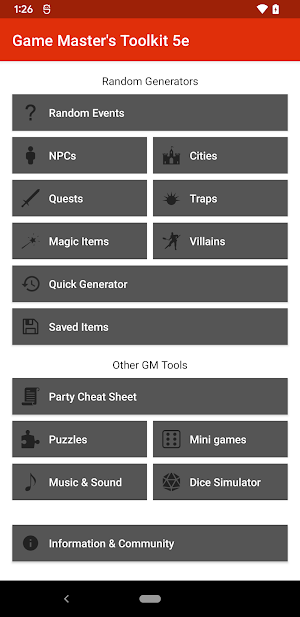 Game Master's Toolkit 5e Screenshot 0