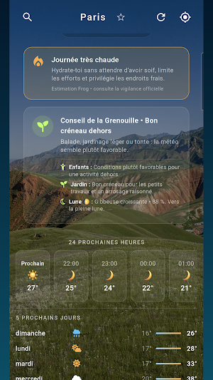 Frog's Weather Screenshot 1