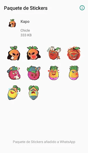 Kapo Stickers - WAStickerApps Screenshot 1
