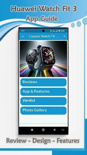 Huawei Watch Fit 3 App Guide Screenshot 0
