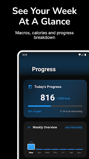 Crunchcount - Calorie Counter Screenshot 3