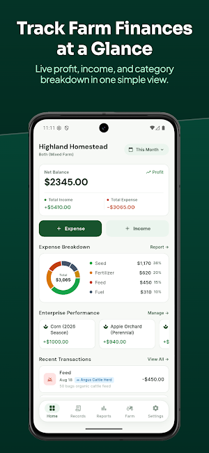 Farm Expense & Income Tracker Screenshot 0