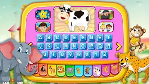 Alphabet Tablet - Piano,Animals,Toy Educational Screenshot 0