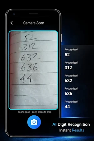 Camera Calc & Receipt Scanner Screenshot 1