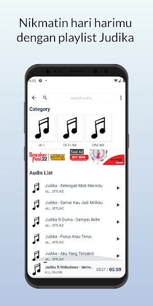 Lirik Lagu Judika Offline Screenshot 1