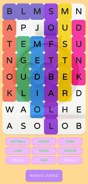Word Search: Sports Screenshot 1