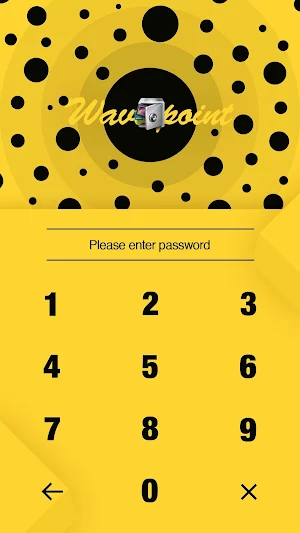 AppLock Theme WavePoint Screenshot 0