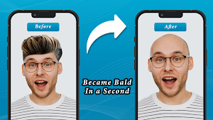 Make Me Bald Filter Photo edit Screenshot 0