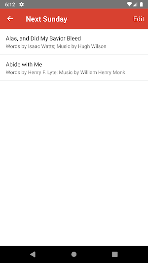 LifeWay Worship Hymnal Screenshot 2