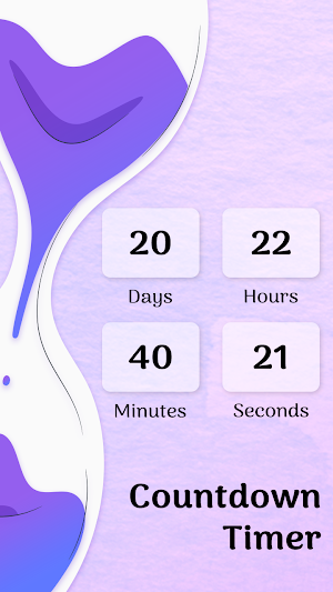 Countdown Widget - Days & Time Screenshot 1