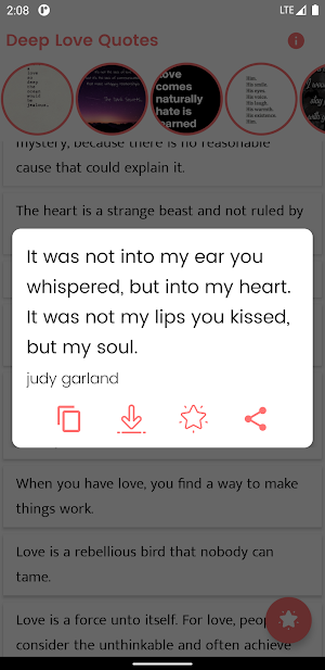 Deep Love Quotes and Sayings Screenshot 3