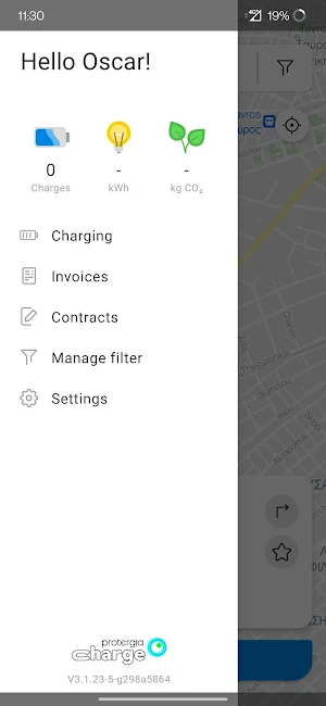 Protergia Charge App Screenshot 0