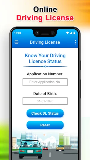 Online Driving Licence Screenshot 1