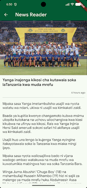 Jangwani Zone -Habari za Yanga Screenshot 1