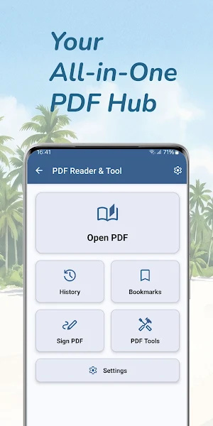 PDF Reader & Tool Screenshot 0