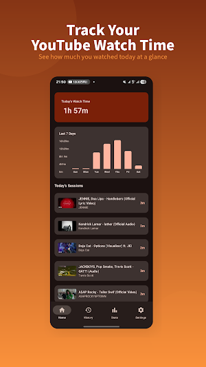 WatchLog: YouTube Tracker Screenshot 0