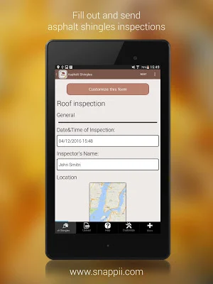 Asphalt Shingles Inspection Screenshot 1