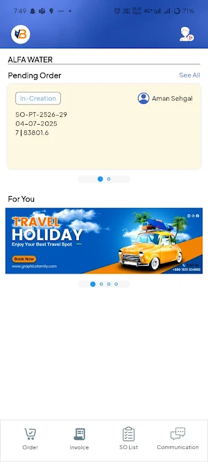 Biznext MyApp - Customer Screenshot 2