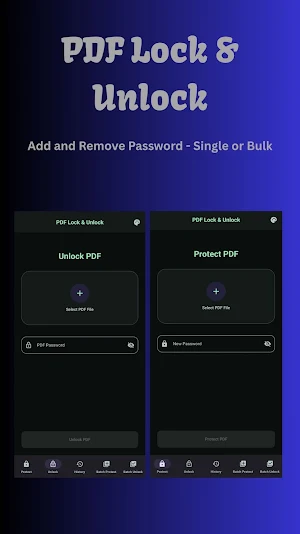 PDF Lock & Unlock Passwords Screenshot 0
