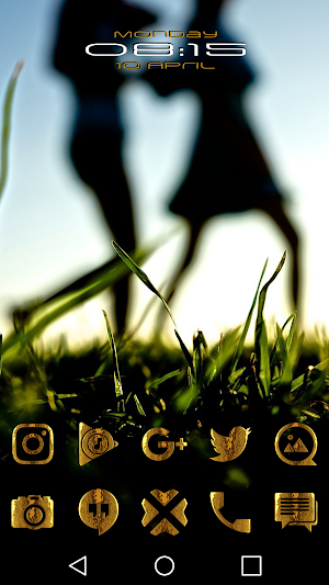 Raid Gold Naked Icon Pack Screenshot 0