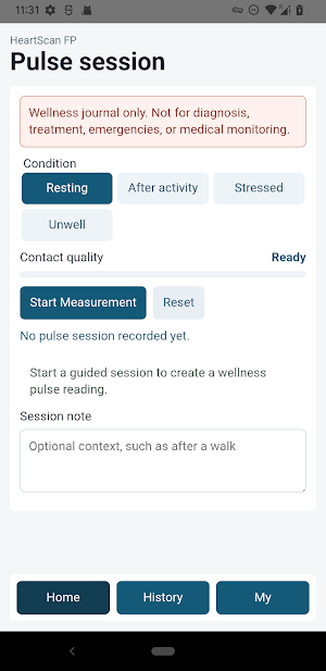 HeartScan FP Screenshot 2