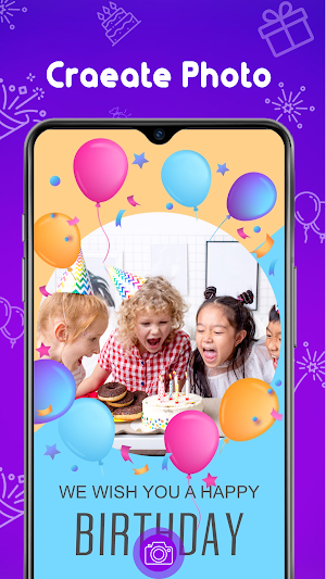 Birthday Camera Screenshot 0