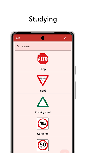 Mexican Road Signs. Tests screenshot 1