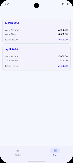 Yevmiye Defterim Screenshot 1