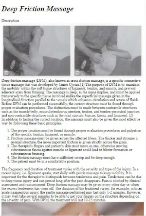 Leg Massage Tutorial Screenshot 2