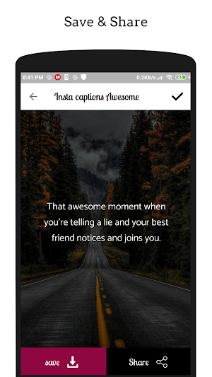 Quotes Captions - Insta Captions Screenshot 3