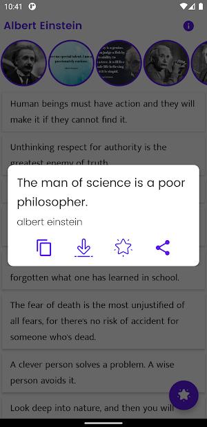 Albert Einstein Quotes and Sayings Screenshot 1