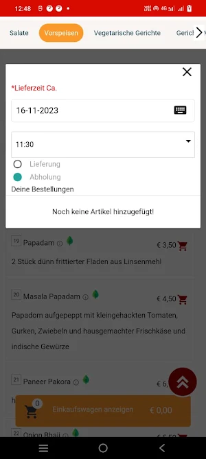 Darsch Tandoori Screenshot 3