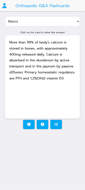 Orthopedic Q & A Flashcards Screenshot 3