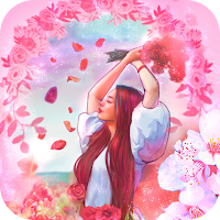 Flower Beauty:Color Master Coloring Book Package