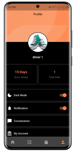 Nomad Foodiie: Delivery Person Screenshot 3