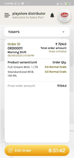 Today Distributor App Screenshot 3