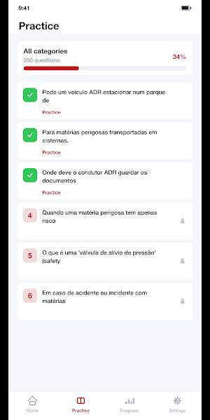 ADR Materias Perigosas QCM Screenshot 1