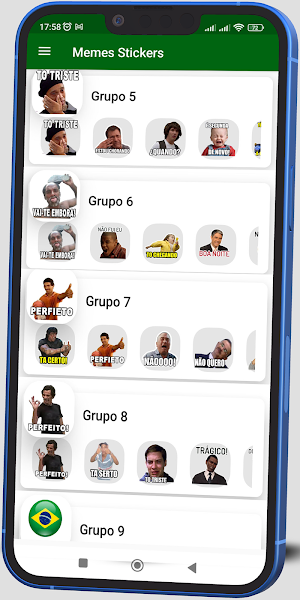 Funny Memes Stickers BR Screenshot 0