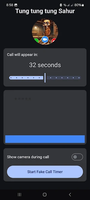 Video Call Tung Tung Sahur Screenshot 0