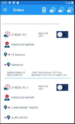 CMS Trucking Mobile Screenshot 1