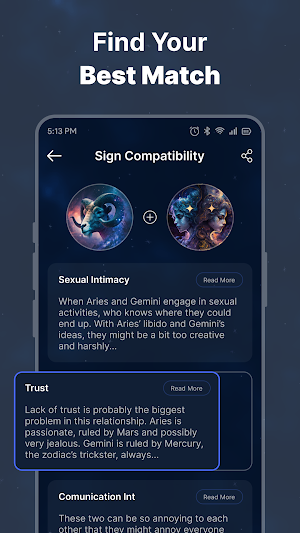 Sign Compatibility - Horoscope Screenshot 1