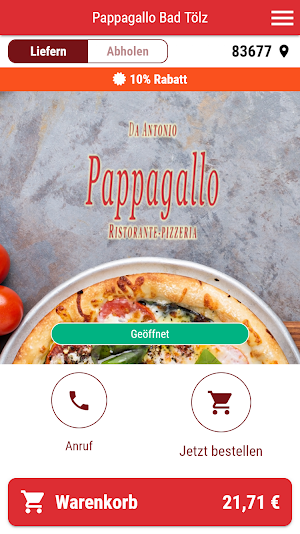Pappagallo Bad Tölz Screenshot 0