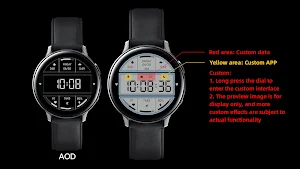 White Ink LCD For Wear OS Screenshot 0
