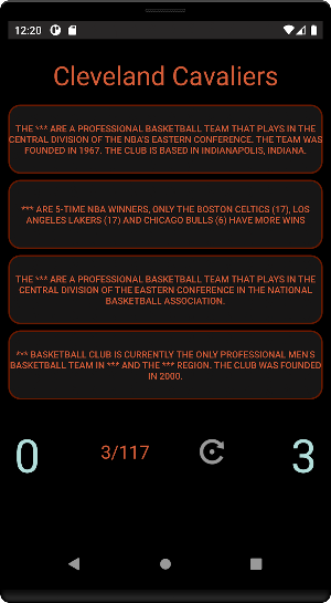 Facts about basketball clubs Screenshot 3