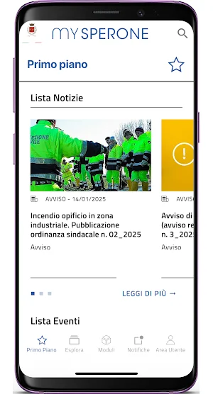 MySperone Screenshot 1