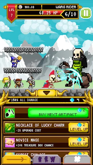 Clicker Knights Vs dragons Screenshot 0