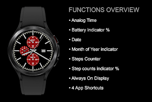 EY27 Analog Classic Watchface Screenshot 2