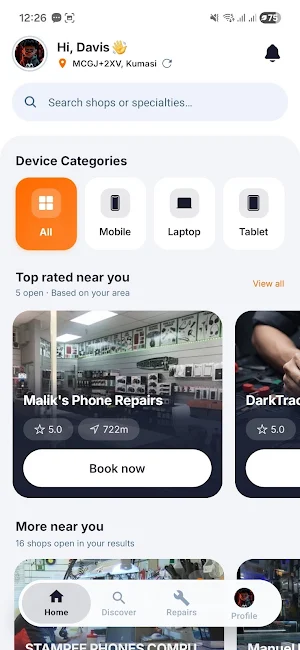 RepairNear Screenshot 2